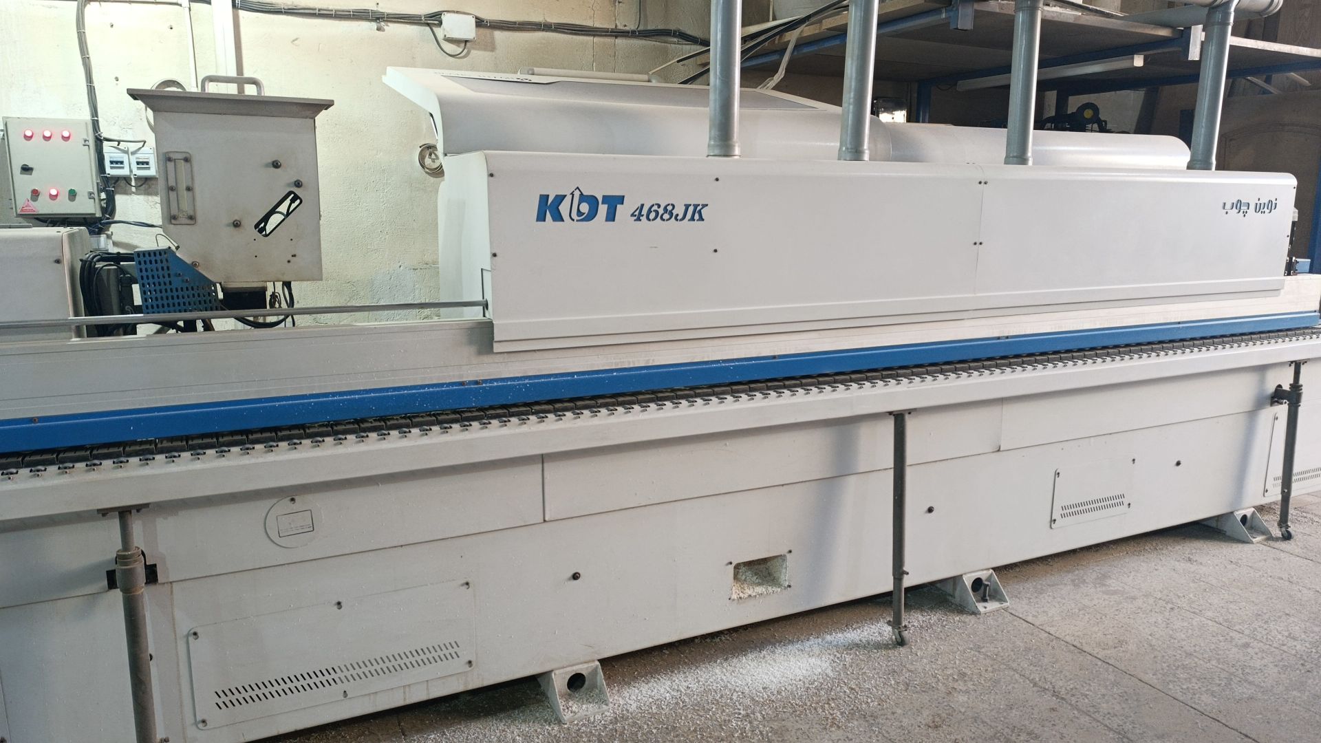 دستگاه لبه چسبان صنعتی kdt468jk نوین چوب